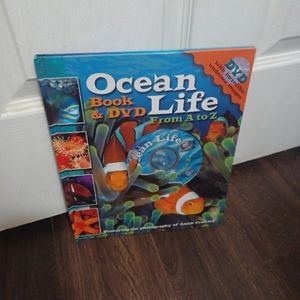 Ocean Life book and DVD like new